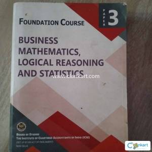 Business mathematics, logical reasoning and statistics