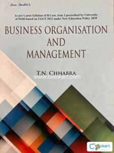 Business organisation and management book for semester 1