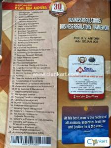 Business regulation/ Business regulatory framework