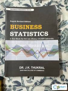 Business statistics BCOM 2nd semester book