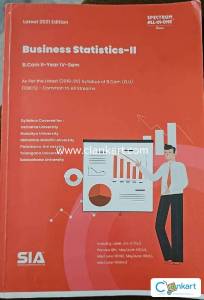 Business statistics II for 4th sem degree