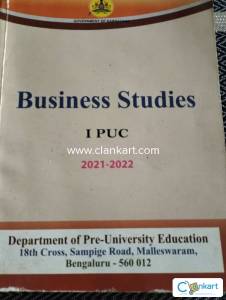 Business studies 1 puc