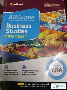 Business studies all in one class 11 new book new edition with sample