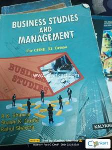 Business studies and management class 11 new book