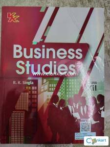 Business studies book of class 12th which is new in condition