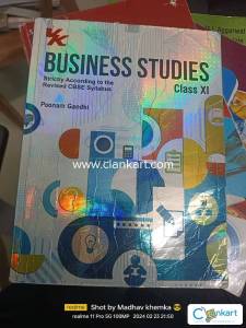 Business studies class 11 author:- Poonam Gandhi totally new book