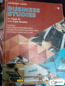 Business studies class 11 author:- sandeep Garg new book