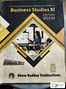Business studies class 11 by subhash dey