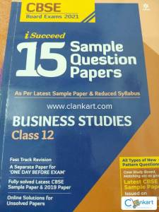 Business studies sample paper class 12th