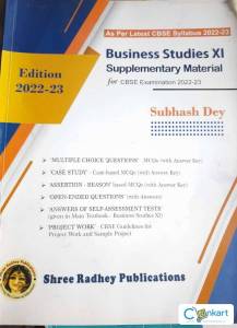 Business studies supplementary material class 11th