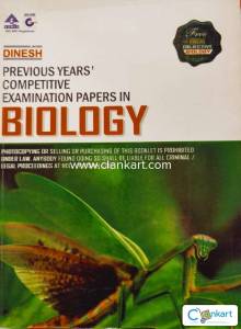 Buy Previous years competitive papers in Biology by Dinesh Pub.
