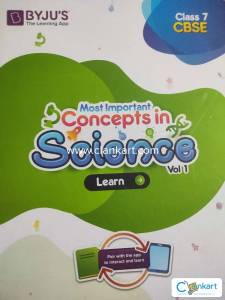 Byju's learning book class 7 set of 3 of science