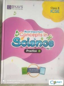 Byjus Maths and science vol 1,2,3 learn and Practice for class 8