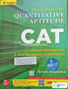 CAT(Quantative Aptitude,Logical reasoning,Verbal ability and Reading c