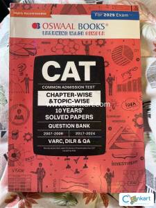 CAT (Common Admission Test)  10 YEARS Solved Papers  Question Bank