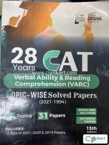 CAT Exam Prep Books with Answers