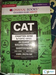 CAT LAST 25 YEARS SOLVED PAPERS