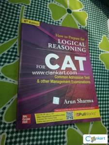 CAT Logical reasoning book by Arun Sharma in decent conditions