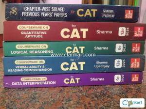 CAT preparation set books 5 subject +PYQs edition