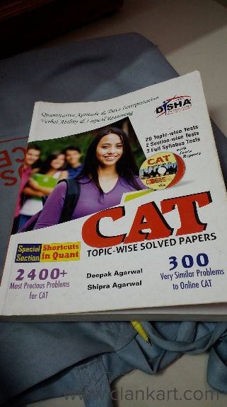 CAT topic wise solved papers at 100 only