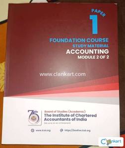 CA FOUNDATION STUDY MATERIAL ACCOUNTING