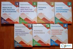 CA Foundation Books with Private Classes all books