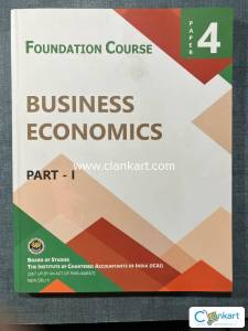 CA Foundation Paper 4 - BUSINESS ECONOMICS (PART-1)
