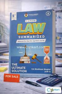 CA INTER LAW SUMMARIZED BOOK