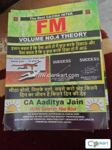 CA Inter FM Full Set (Vol 1-4) - CA Aaditya Jain