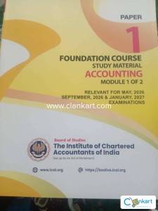 CA foundation course study material