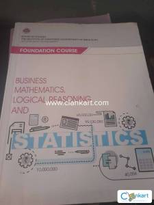 CA foundation for statistics (2018)