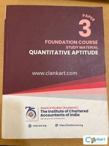 CA foundation quantitative aptitude