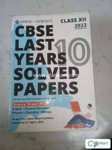 CBSC LAST YEARS SOLVED PAPER class 12th