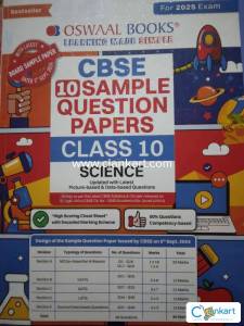CBSE 10 SCIENCE Sample Papers Oswaal