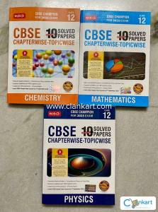 CBSE 10 SOLVED PAPERS CHAPTERWISE-TOPICWISE PCM (3 Books)
