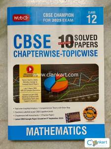 CBSE 10 SOLVED PAPERS MATHS Class-12 CHAPTERWISE-TOPICWISE
