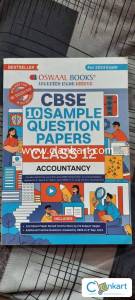 CBSE 10 Sample question papers for class12th Accountancy 2024 addition