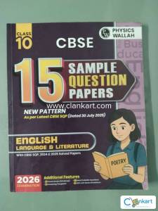 CBSE 15 Sample Question Papers Class 10 English For 2027 board exam
