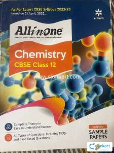 CBSE All In One Chemistry Class 12 ( Arihant) Includes Sample Papers
