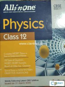 CBSE All In One Physics Class 12 for 2021 Exam JEE+NEET