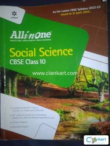 CBSE All In One Social Science Class 10 2022-23 Edition
