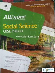 CBSE All In One Social Science Class 10 latest 2023 Edition