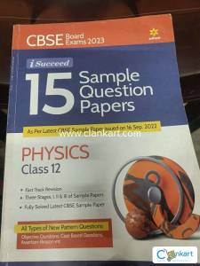 CBSE Board Exam 2023 I-Succeed 15 Sample Question Papers PHYSICS Class