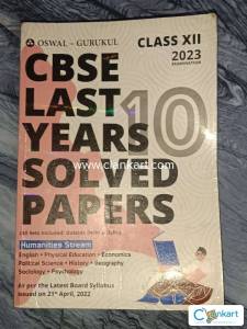 CBSE CLASS XII 10 year solved paper
