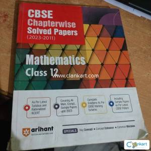 CBSE Chapterwise Solved Papers 2023-2011 Mathematics Class 12th