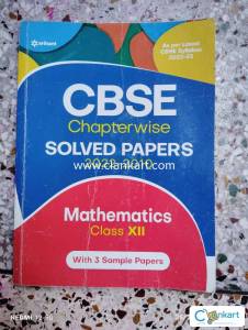 CBSE Chapterwise ,Solved paper CLASS:12 (MATHEMATICS)
