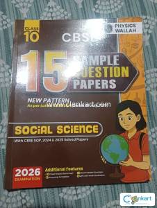 CBSE Class 10  15 Sample Question Papers (Social Science)  New Patte