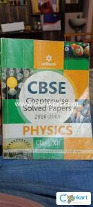 CBSE Class 12 Physics Chapterwise Solved Papers (Arihant)
