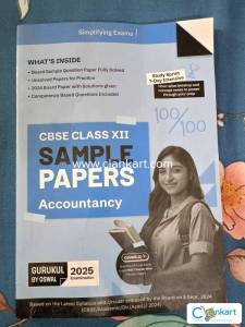 CBSE Class 12th Accountancy Sample Papers