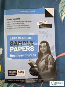 CBSE Class 12th Business studies Sample Papers